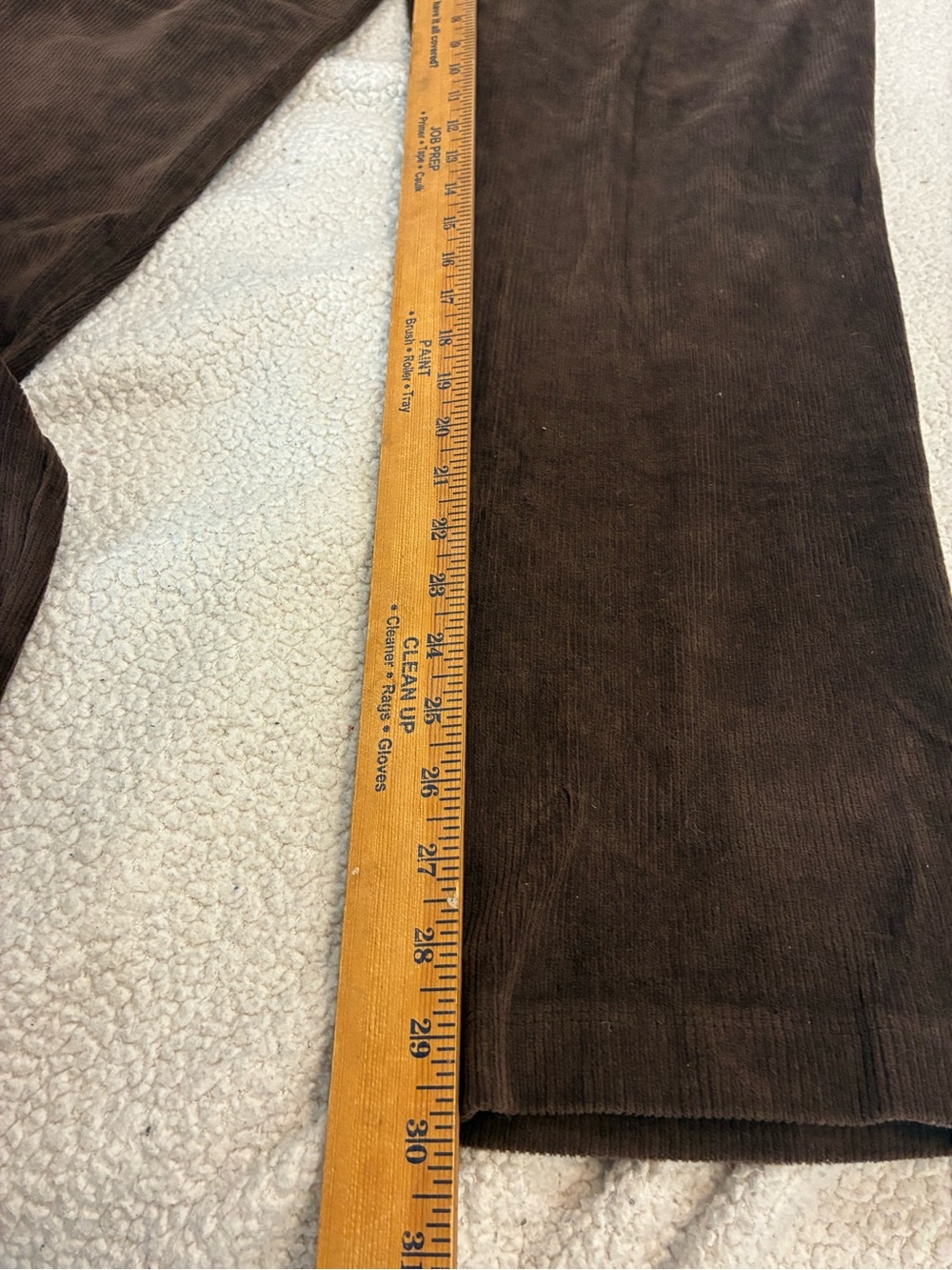 Lands’ End Women’s Tall Sport Knit Corduroy Pants – Chocolate Brown Size Large - Picture 10 of 14